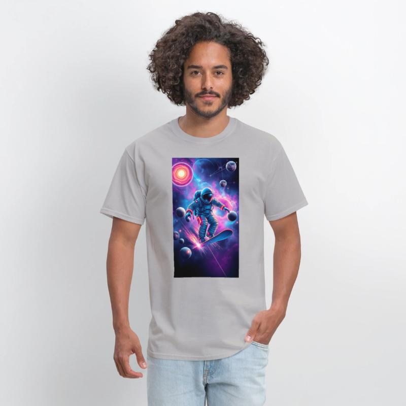 "Cosmic Ride: Neon Astronaut Adventure" 🚀✨