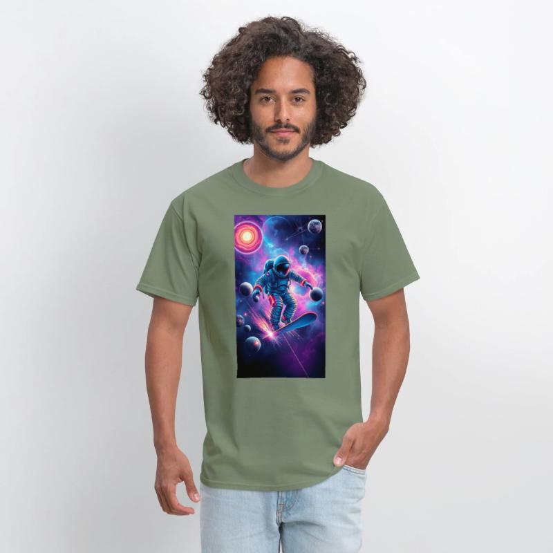 "Cosmic Ride: Neon Astronaut Adventure" 🚀✨