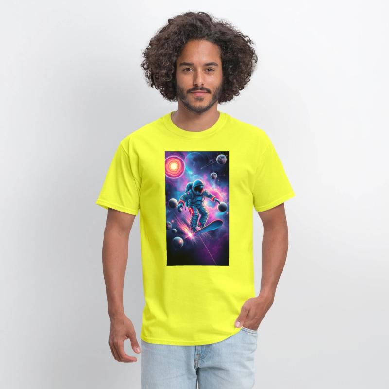 "Cosmic Ride: Neon Astronaut Adventure" 🚀✨