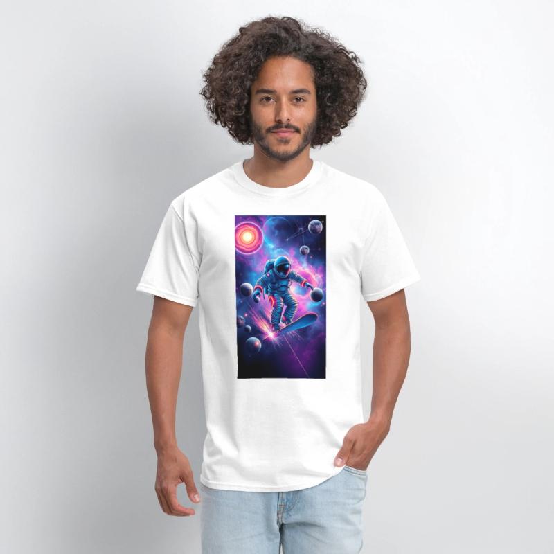 "Cosmic Ride: Neon Astronaut Adventure" 🚀✨