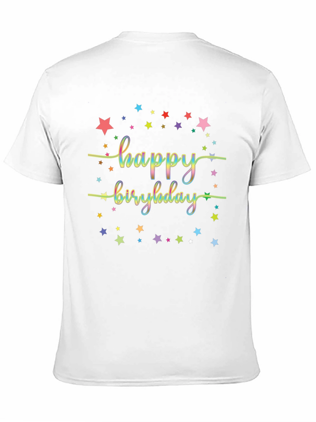 Happy Birthday Starry Graphic Tee