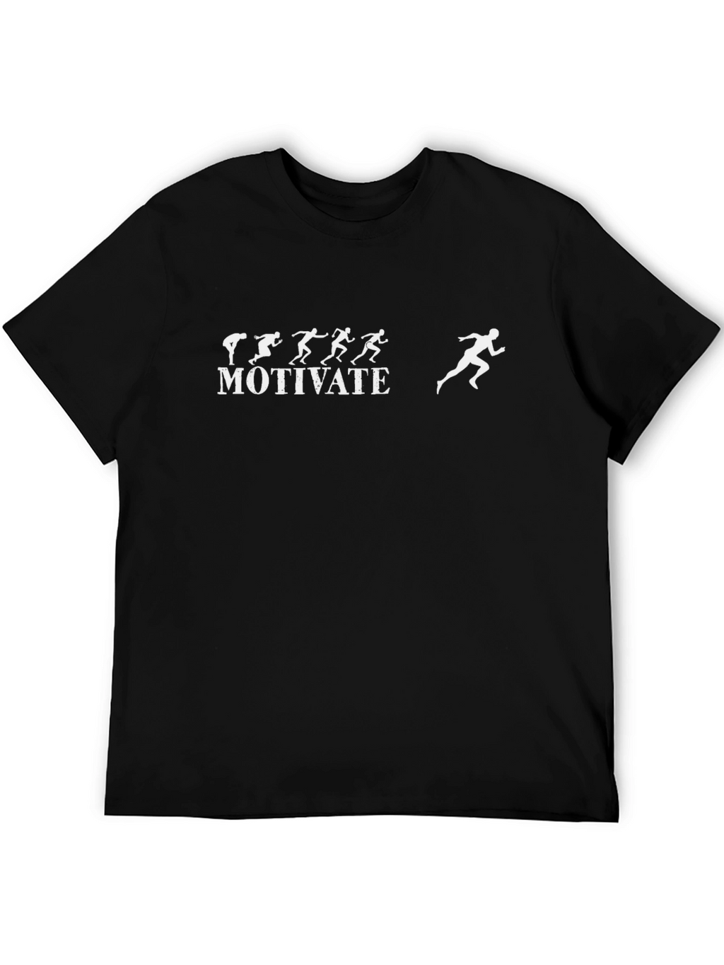 Motivate Running Black T-Shirt