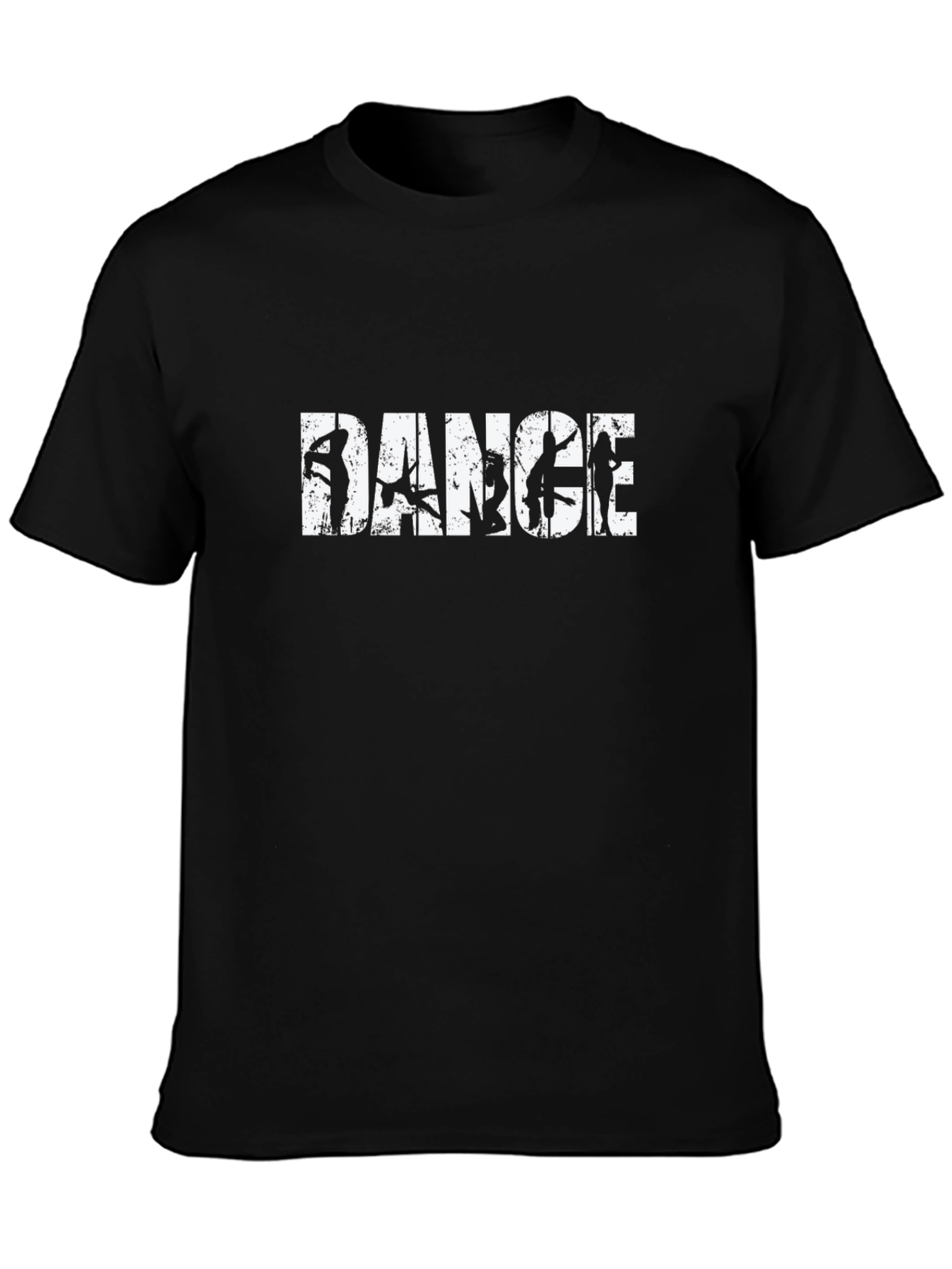 Dance Silhouette Graphic Black T-Shirt