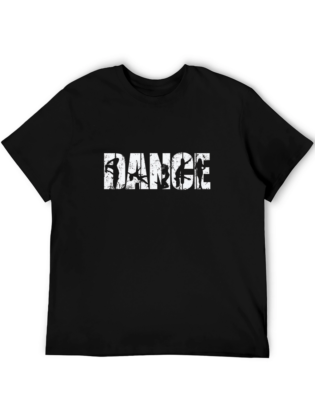 Dance Silhouette Graphic Black T-Shirt