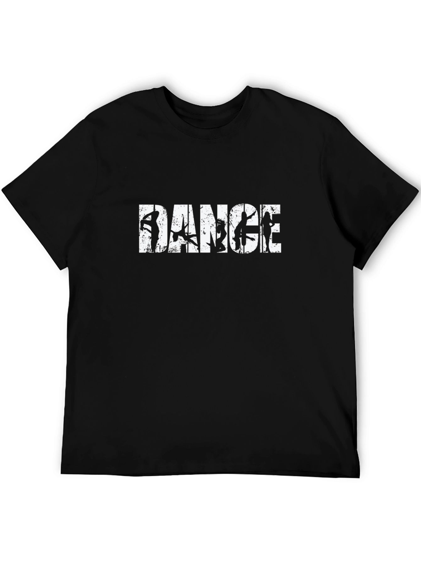 Dance Silhouette Graphic Black T-Shirt