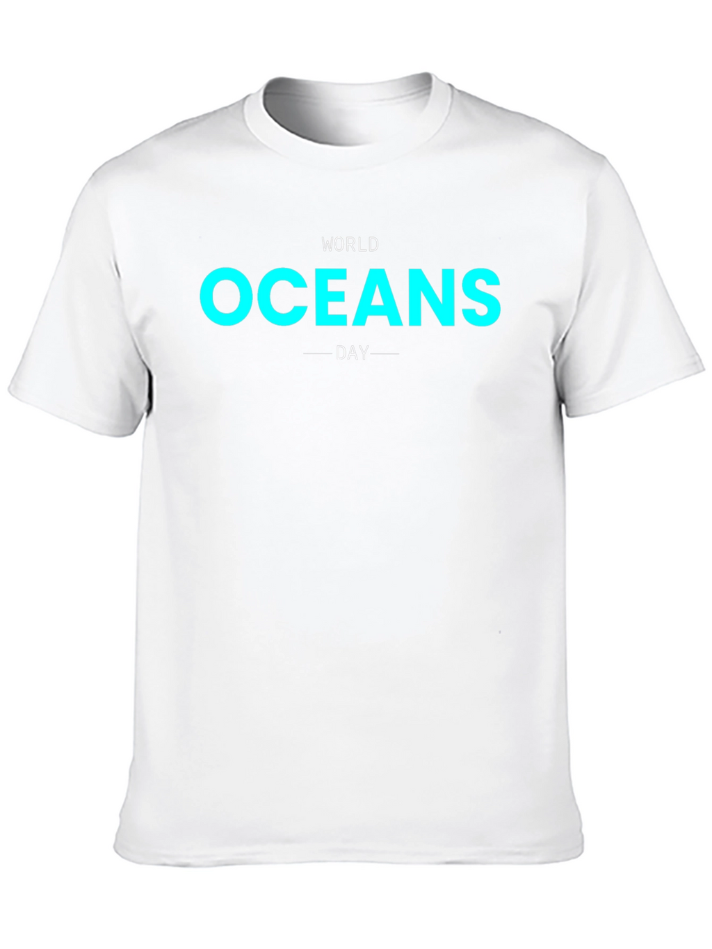 World Oceans Day Black Graphic Tee