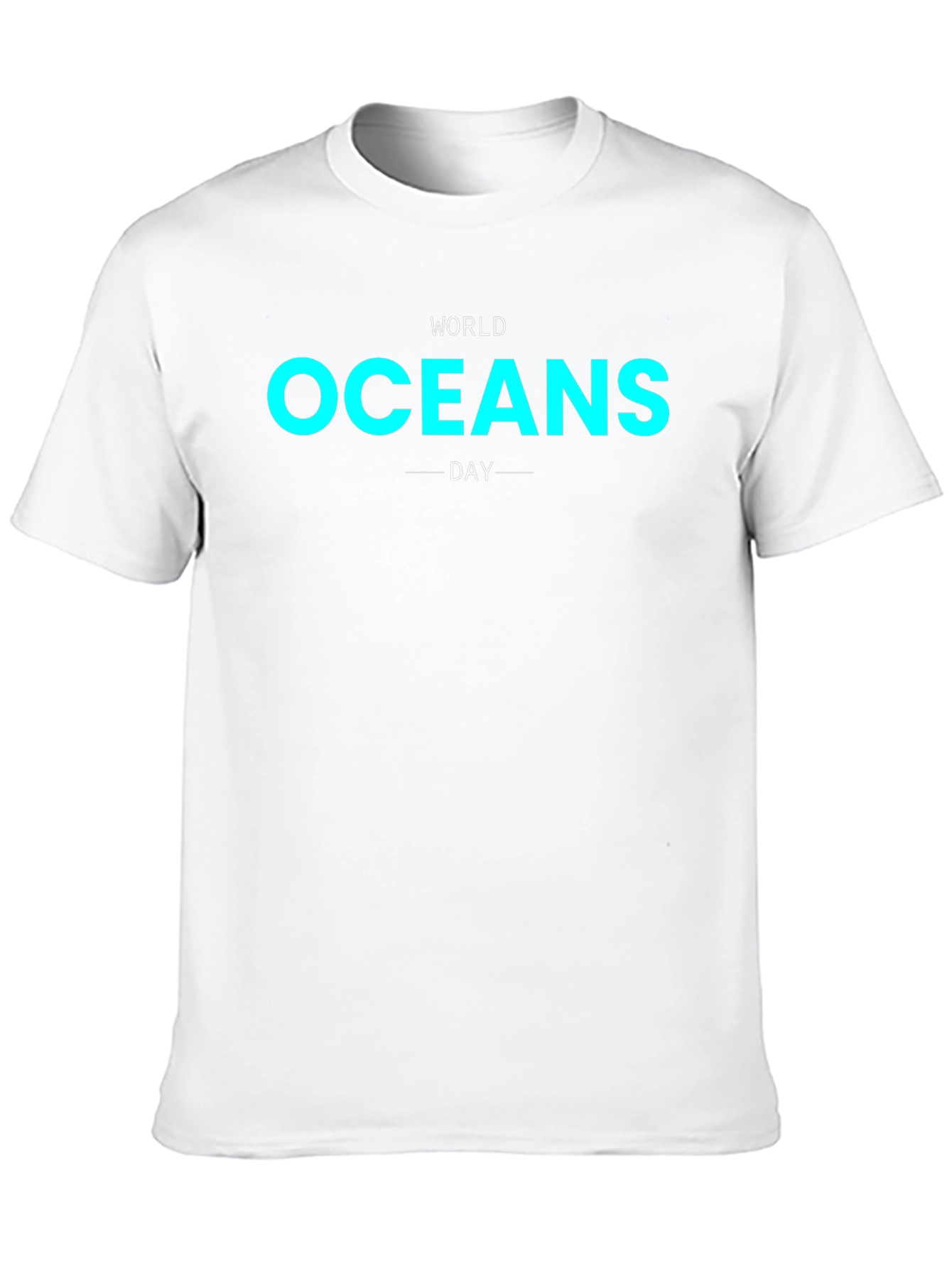 World Oceans Day Black Graphic Tee
