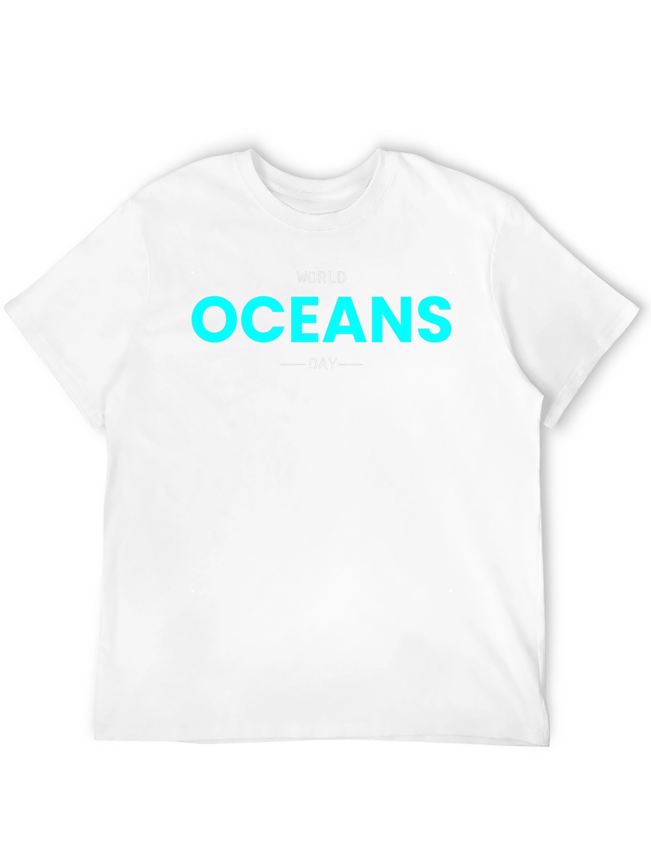 World Oceans Day Black Graphic Tee
