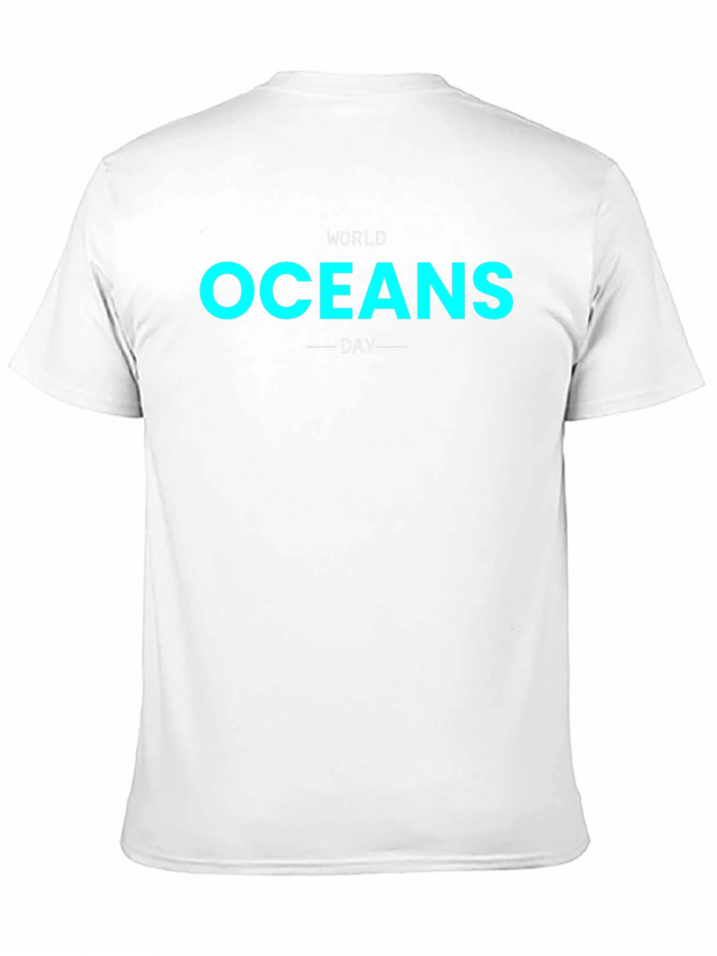 World Oceans Day Black Graphic Tee