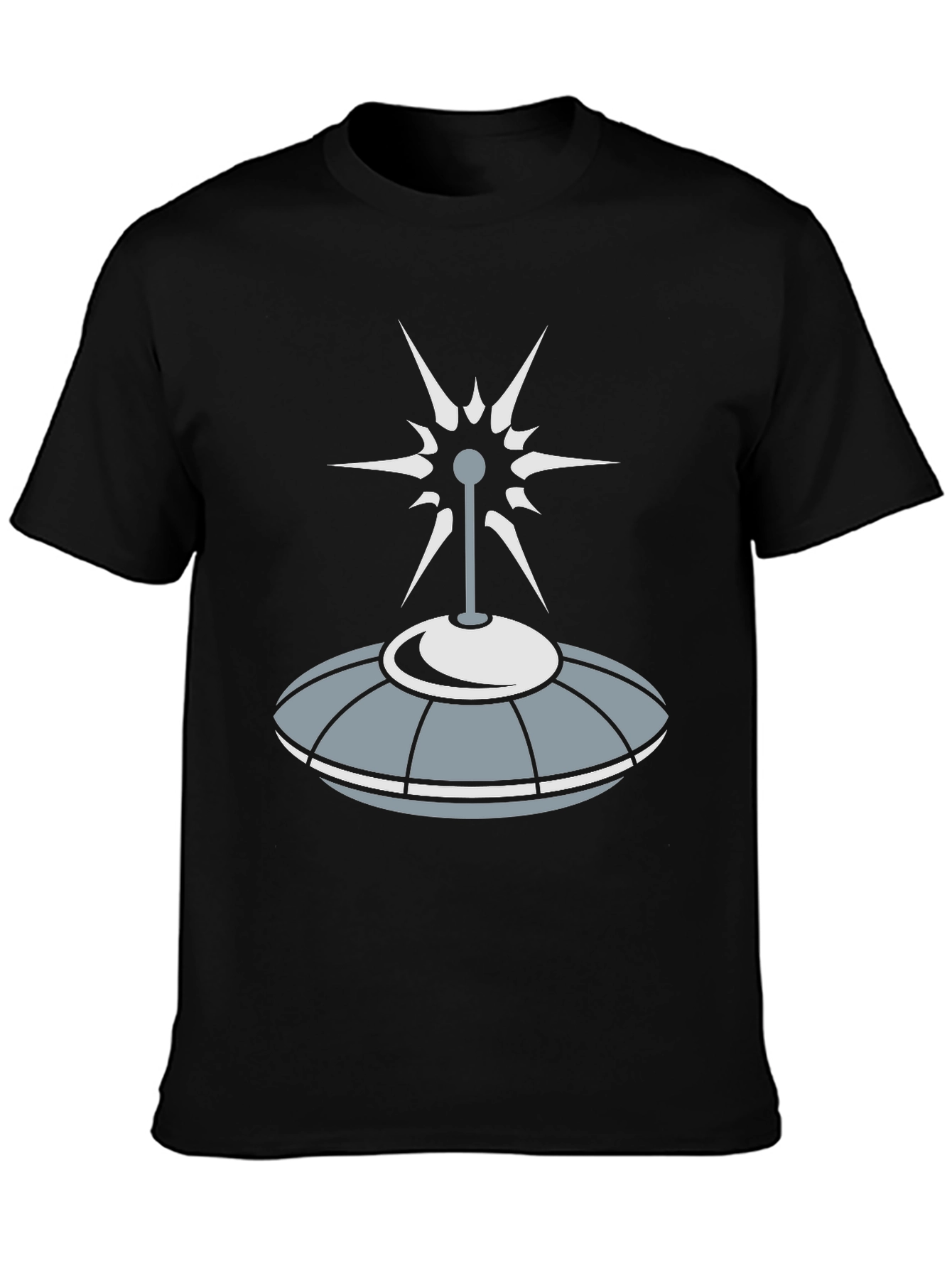 Retro UFO Graphic T-Shirt - Sci-Fi Style