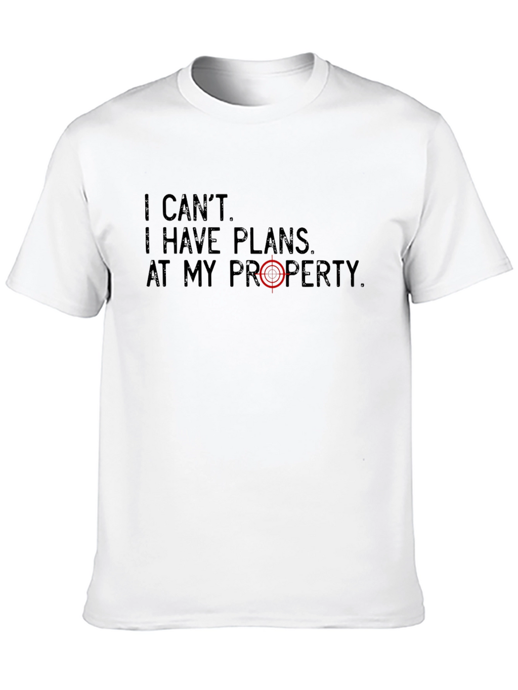 I Cant I Have Plans T-Shirt