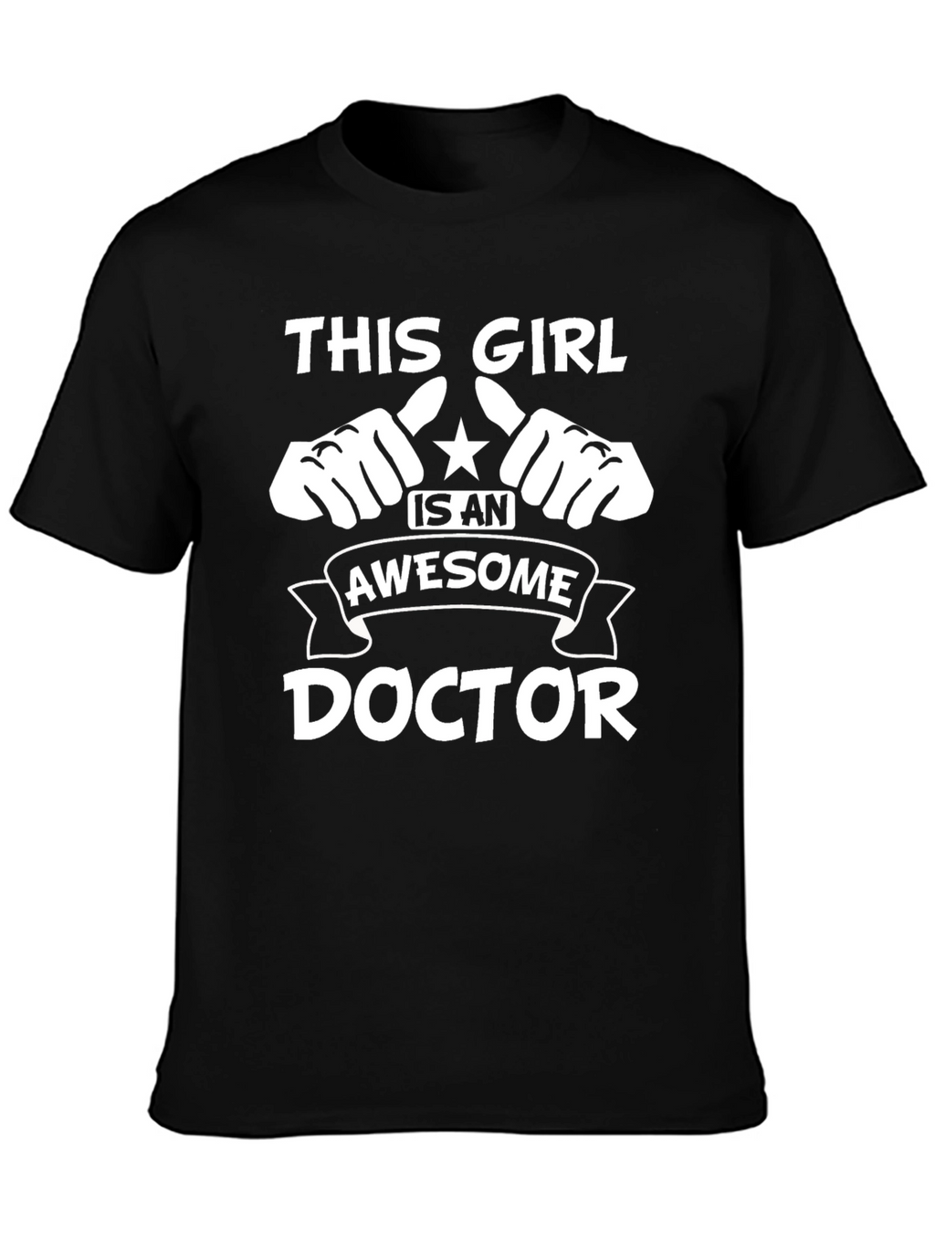 Awesome Doctor Graphic T-Shirt - Black