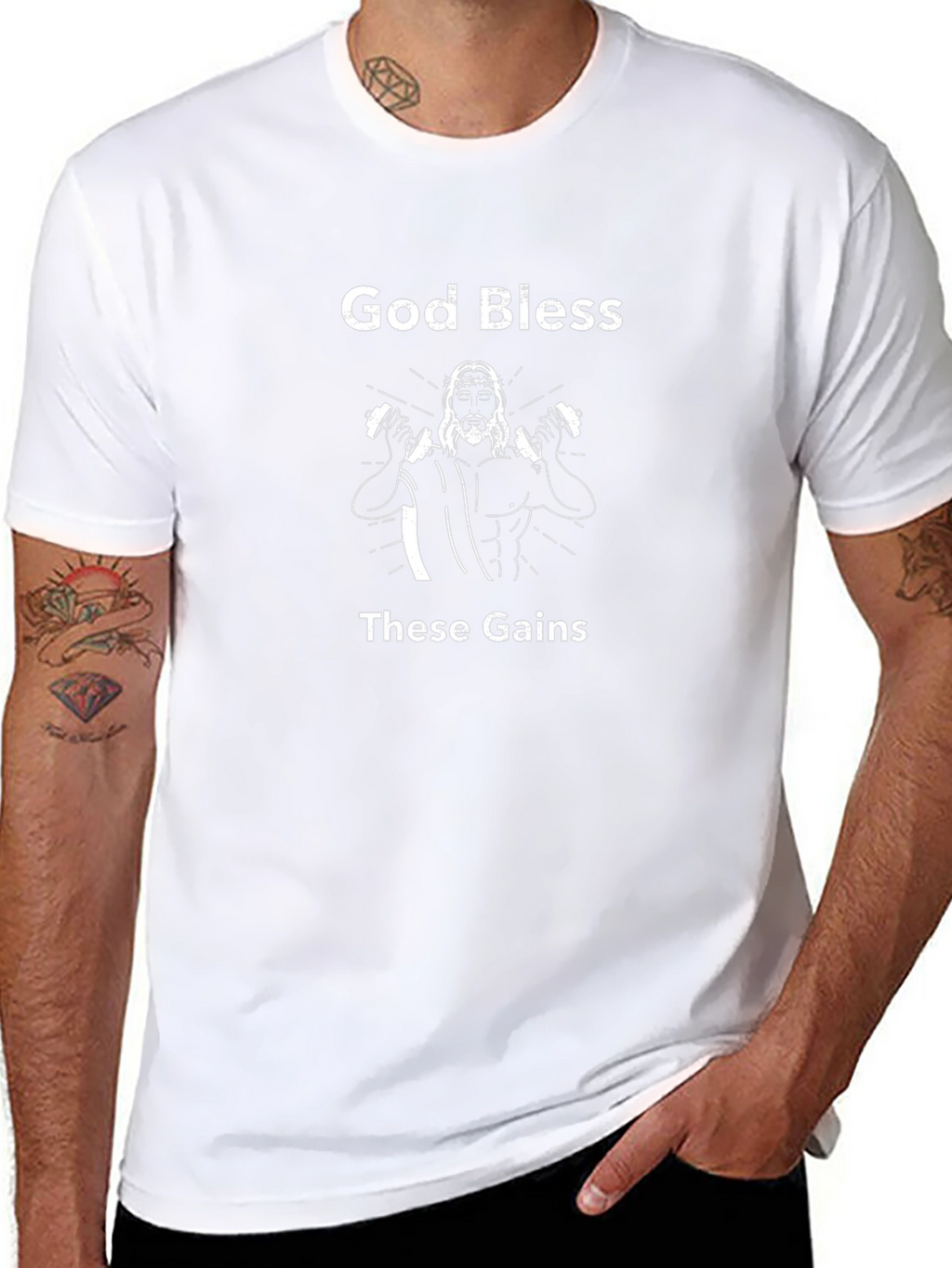God Bless These Gains Graphic Tee