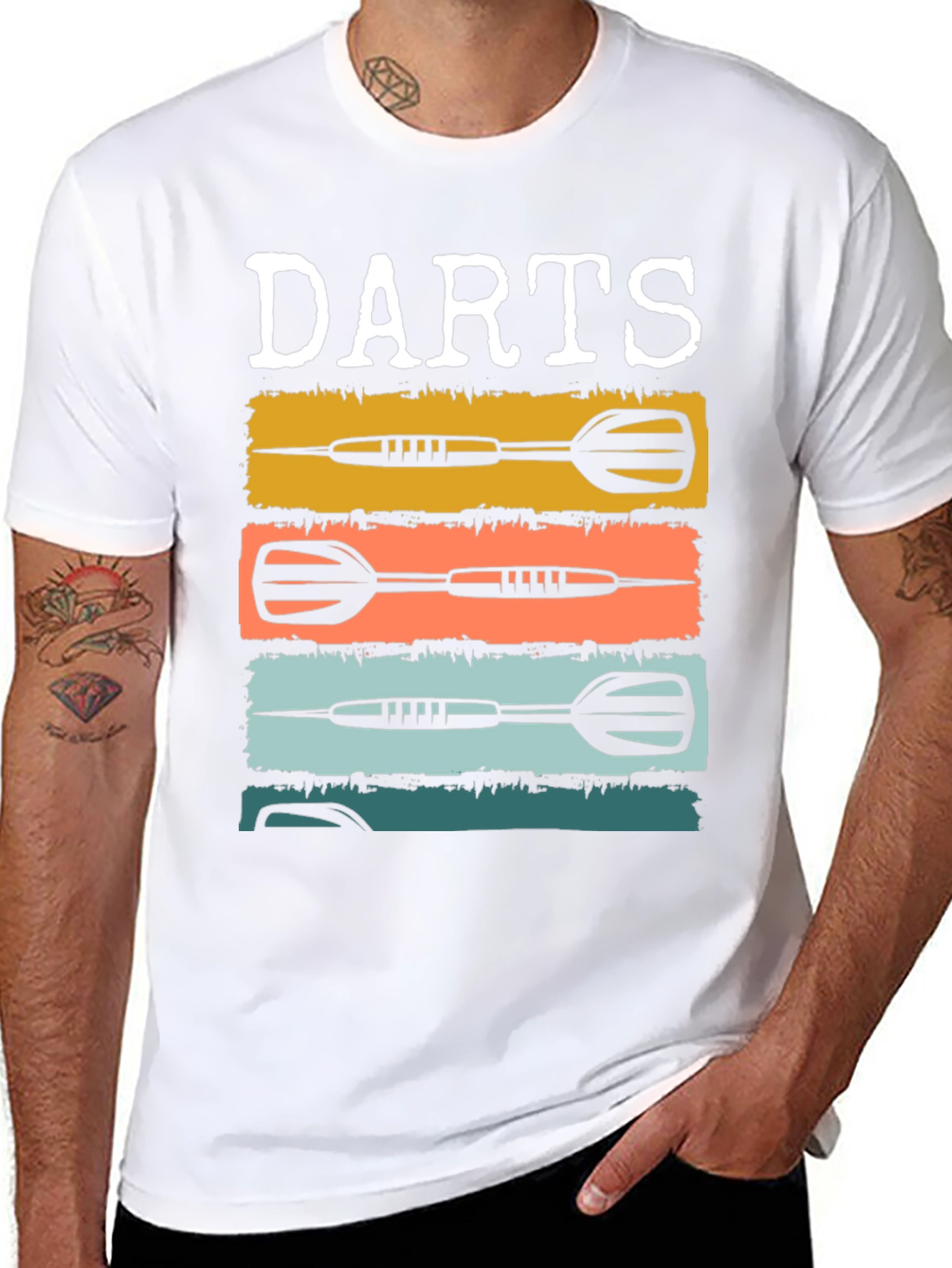 Darts Retro Design T-Shirt