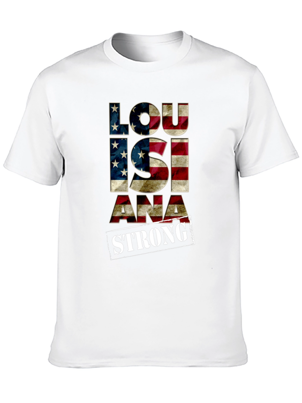 Louisiana Strong American Flag Graphic Tee