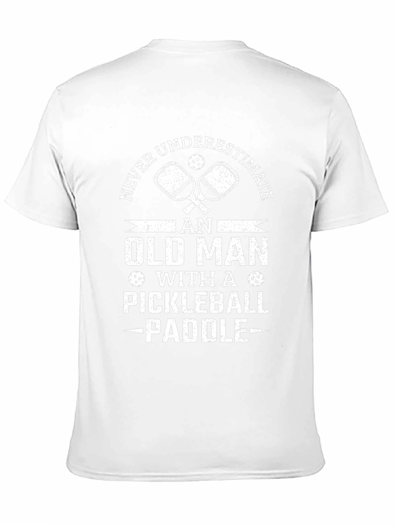 Funny Pickleball Old Man T-Shirt