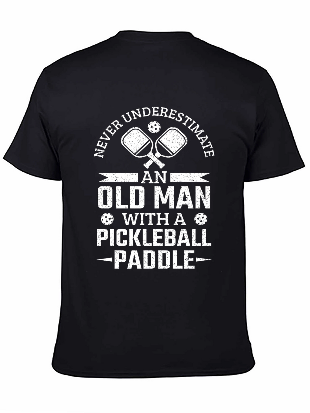 Funny Pickleball Old Man T-Shirt