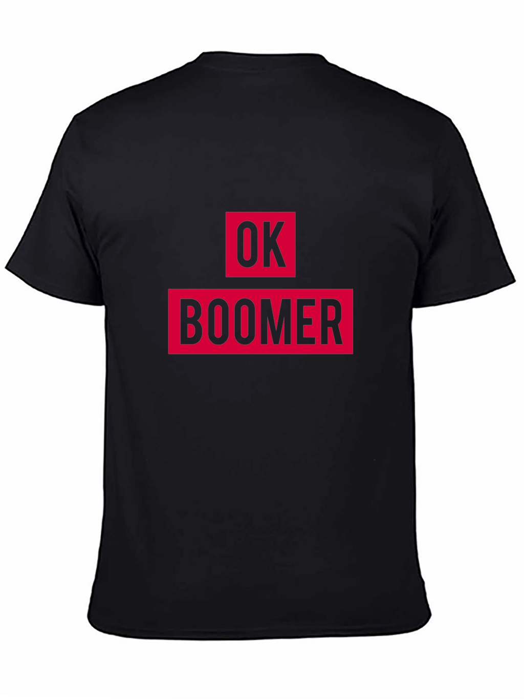 Ok Boomer Graphic Tee - Black Cotton T-Shirt