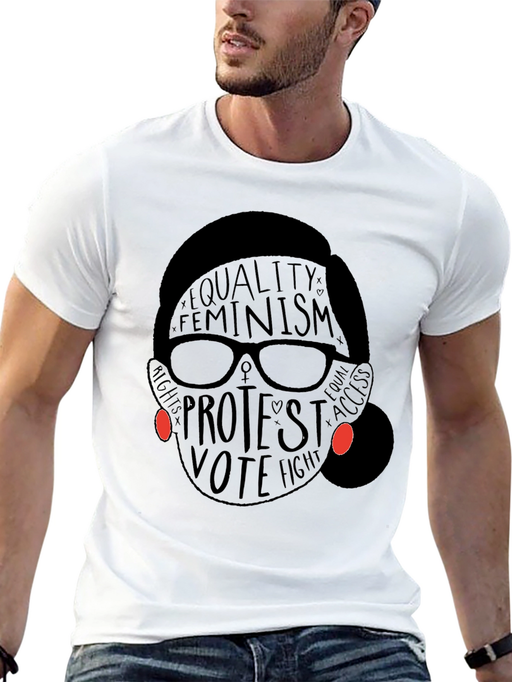 Feminist RBG Equality T-Shirt Protest Vote