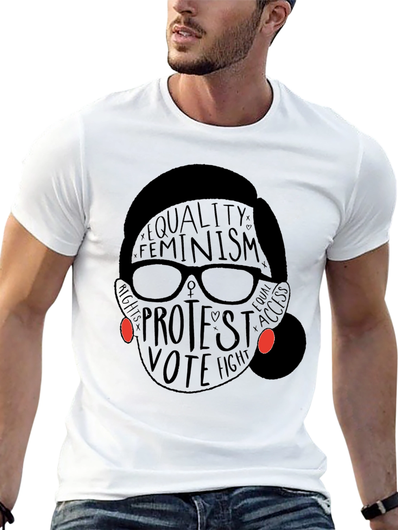 Feminist RBG Equality T-Shirt Protest Vote
