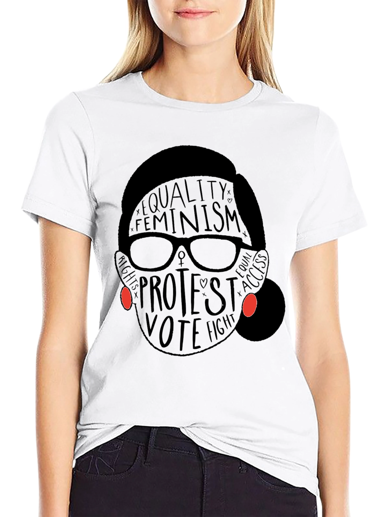 Feminist RBG Equality T-Shirt Protest Vote