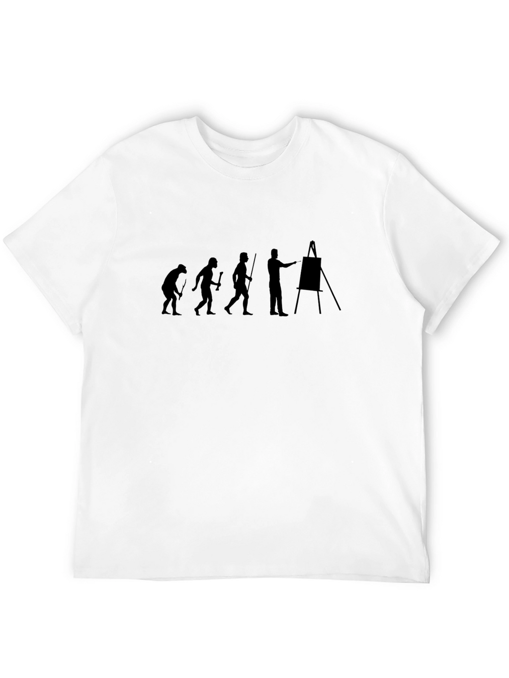 Artist Evolution Graphic T-Shirt - Black
