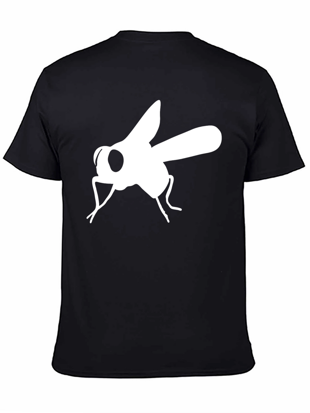 Black Fly Graphic T-Shirt - Mens Casual Tee
