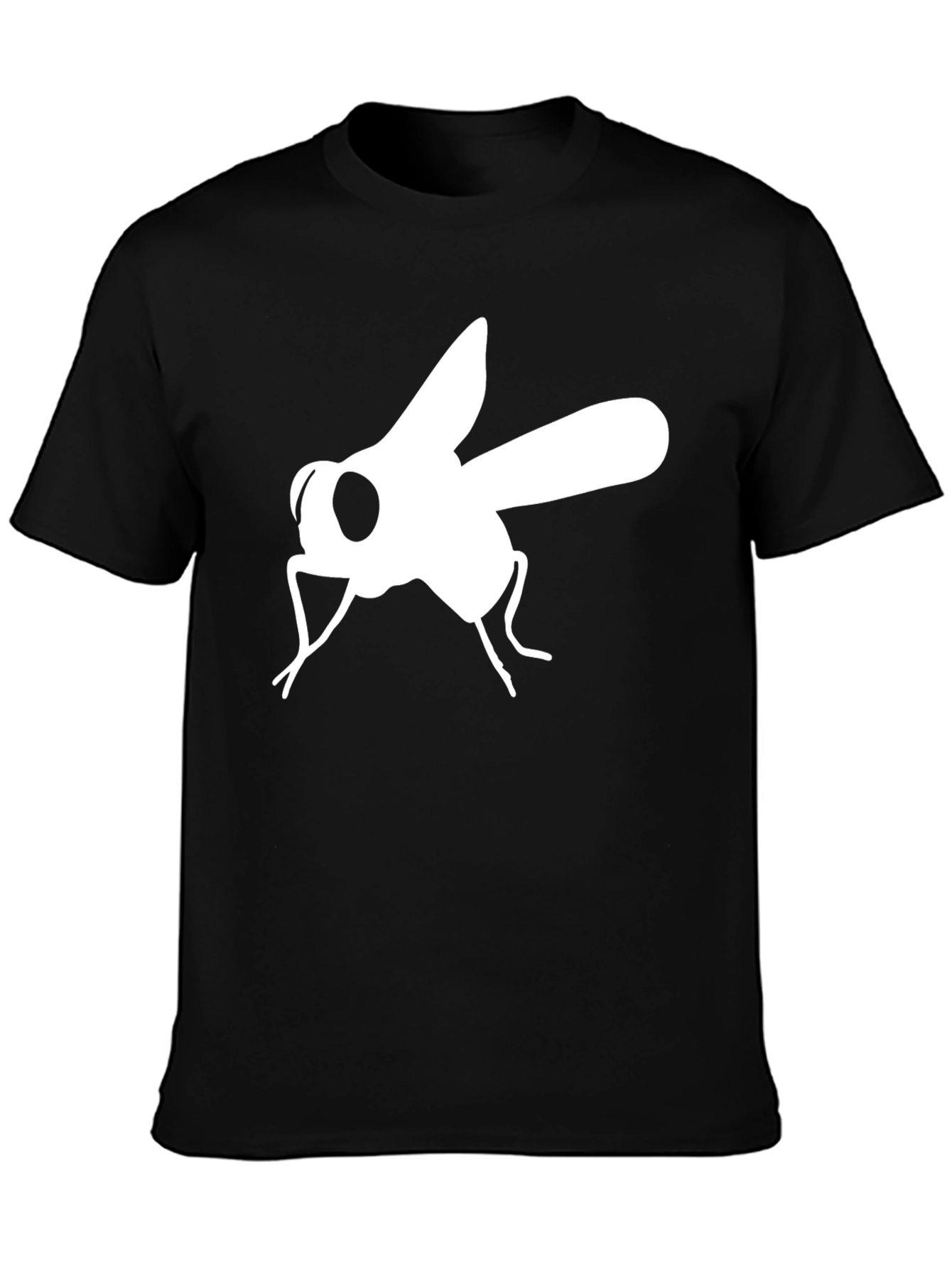 Black Fly Graphic T-Shirt - Mens Casual Tee