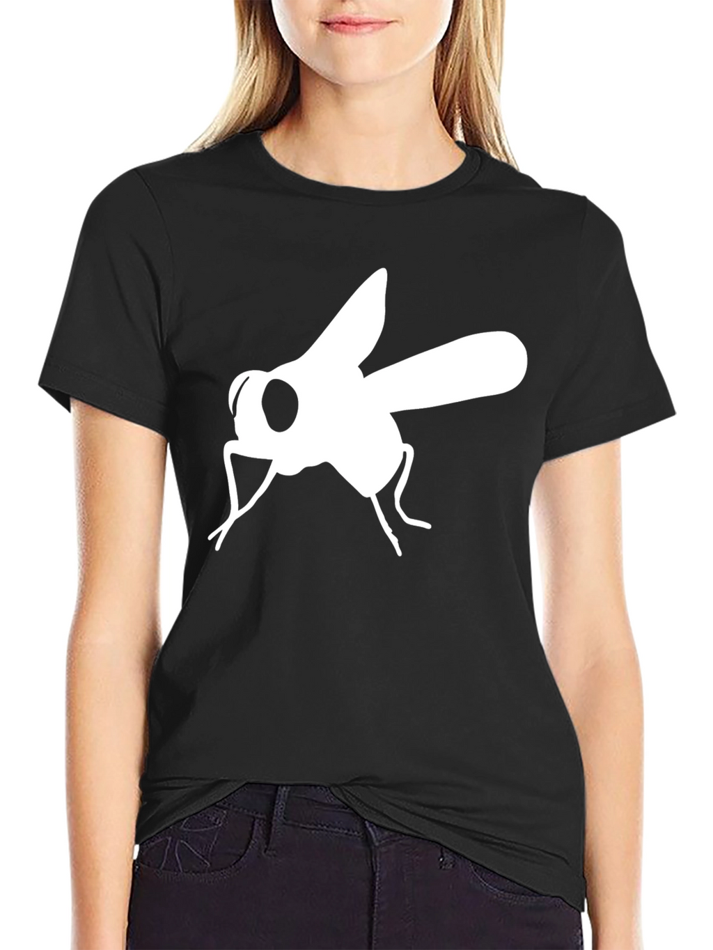 Black Fly Graphic T-Shirt - Mens Casual Tee
