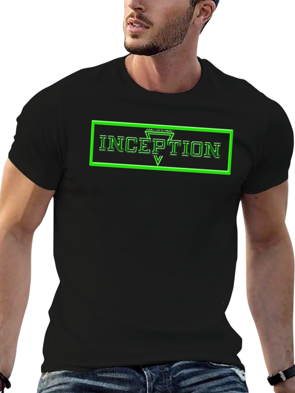 Inception Movie T-Shirt - Neon Green Graphic Tee