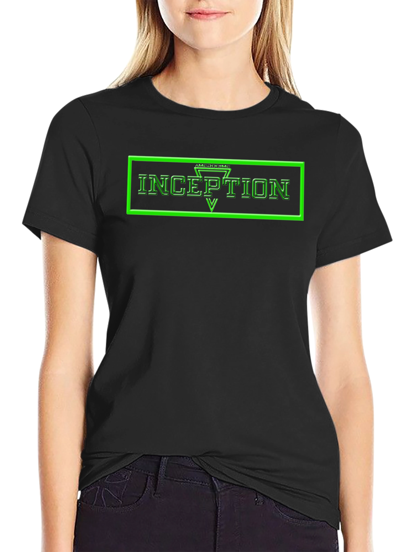 Inception Movie T-Shirt - Neon Green Graphic Tee