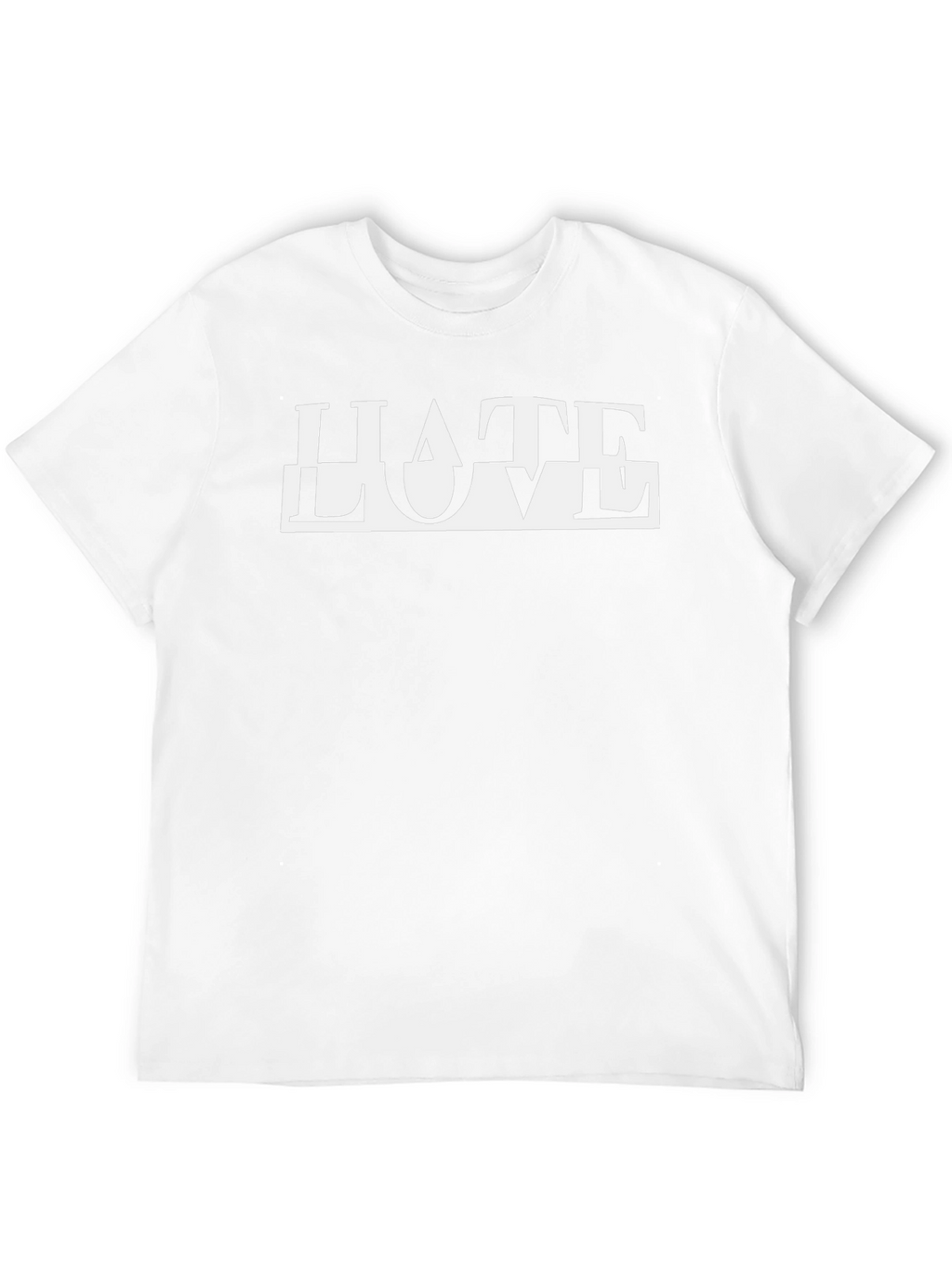 HATE LOVE Graphic Tee - Black T-Shirt