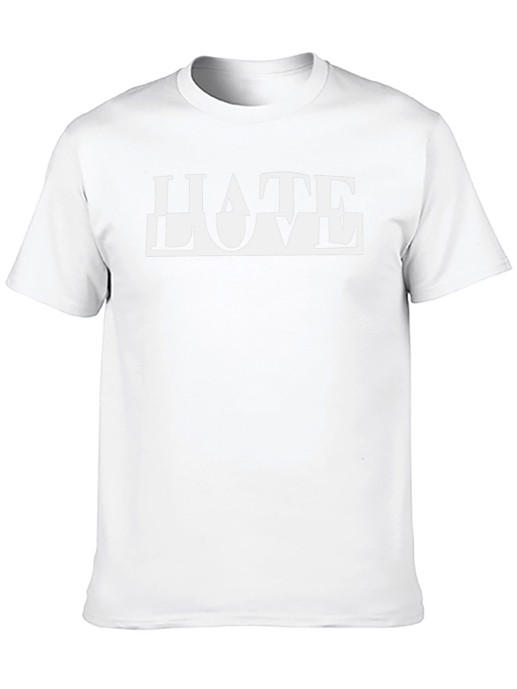 HATE LOVE Graphic Tee - Black T-Shirt
