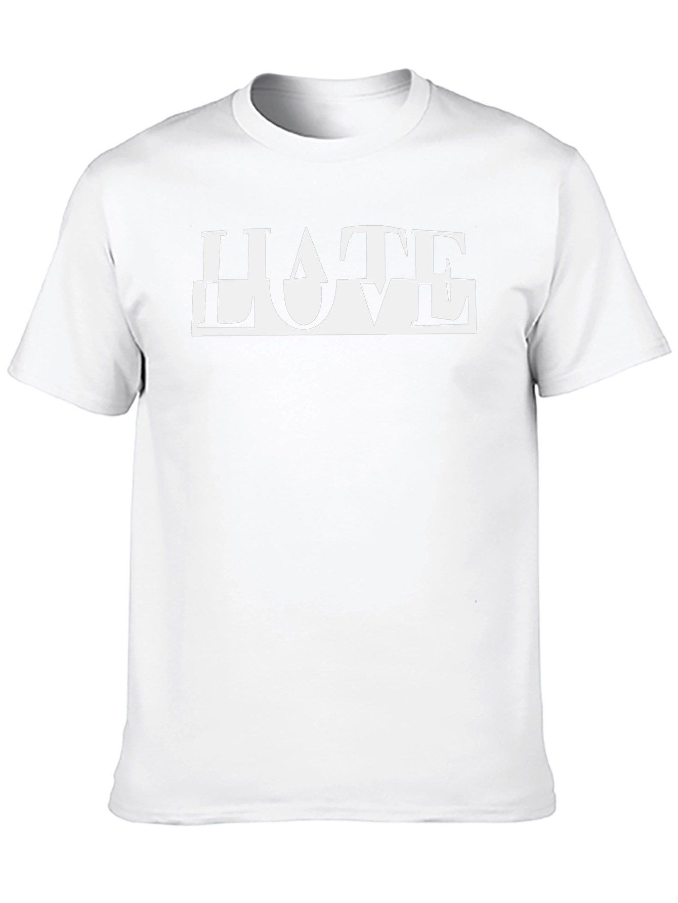 HATE LOVE Graphic Tee - Black T-Shirt