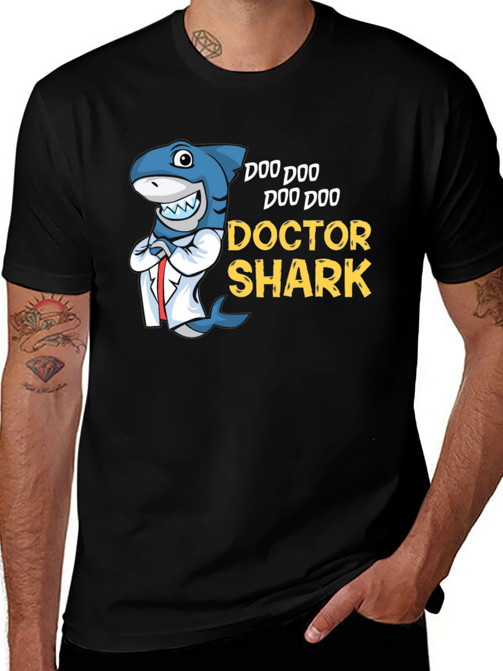 Doctor Shark Doo Doo T-Shirt Funny Gift