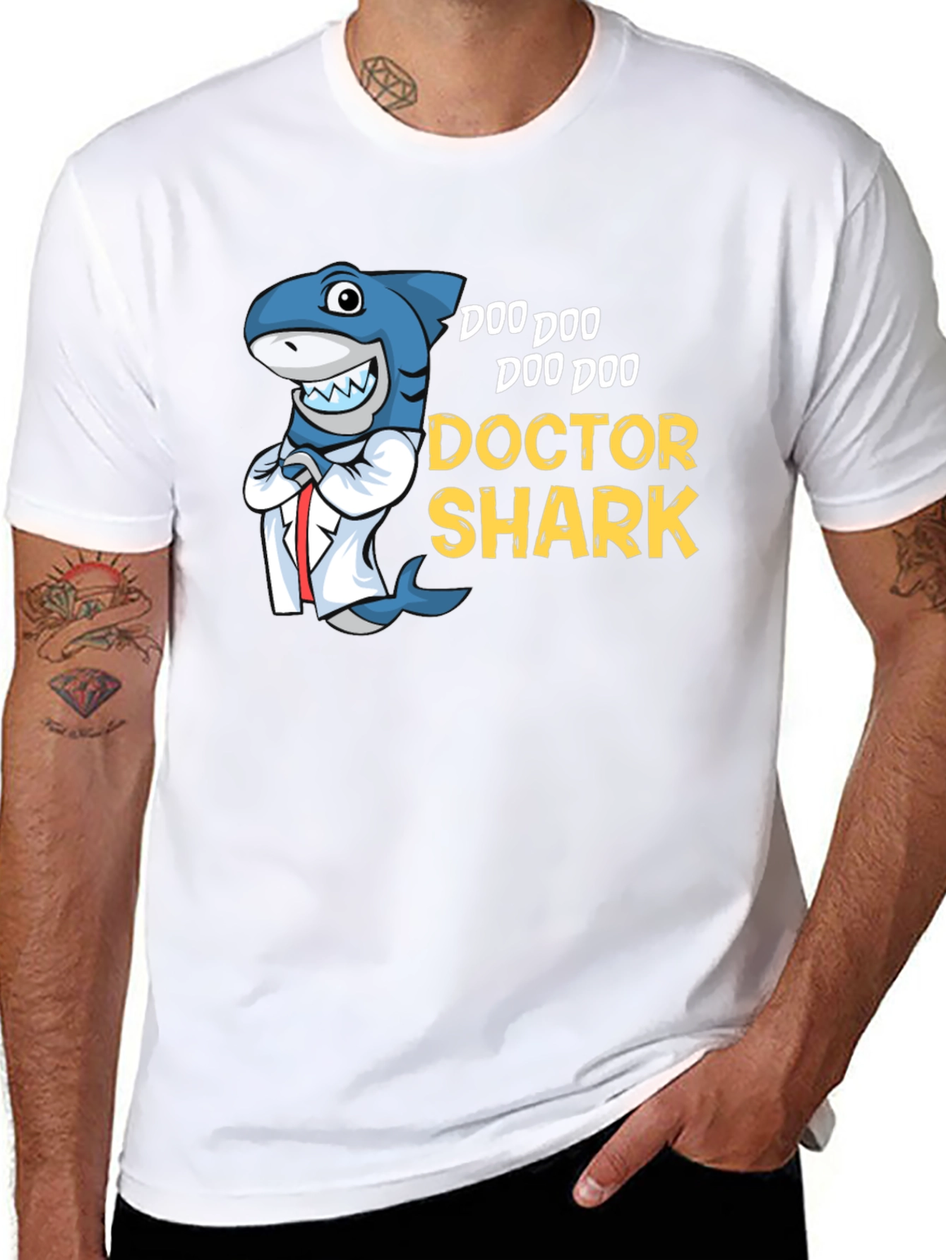 Doctor Shark Doo Doo T-Shirt Funny Gift