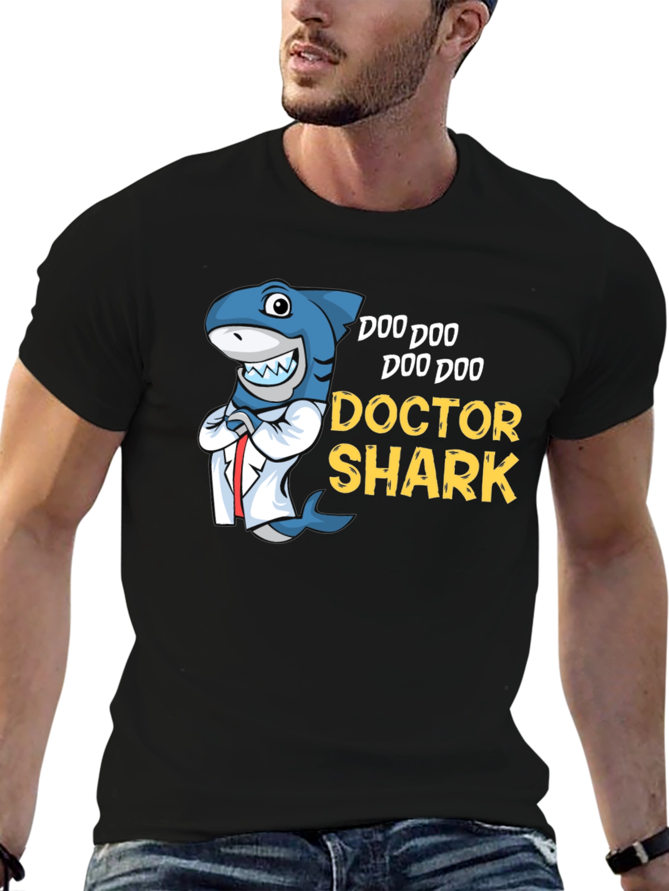 Doctor Shark Doo Doo T-Shirt Funny Gift