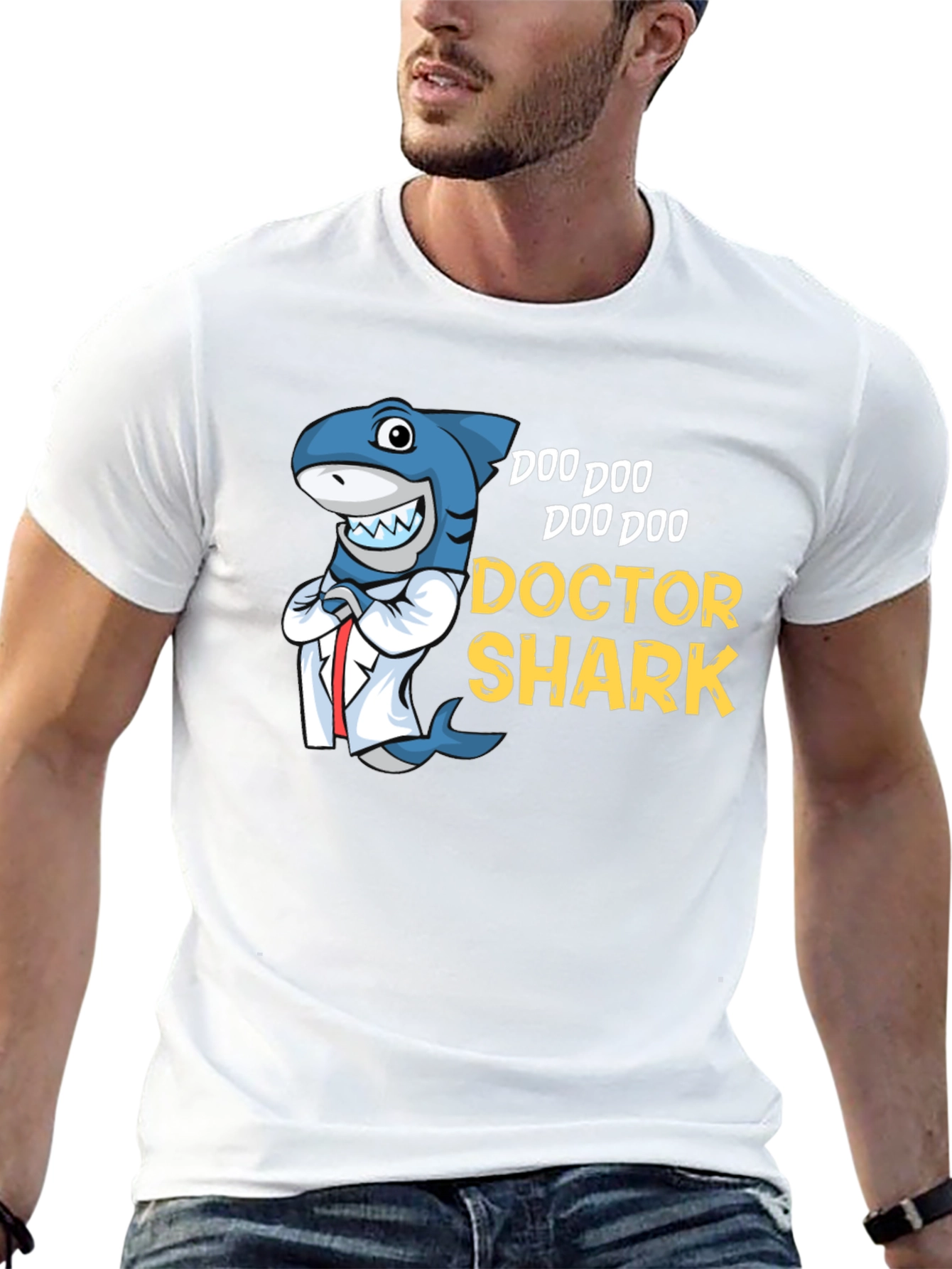 Doctor Shark Doo Doo T-Shirt Funny Gift