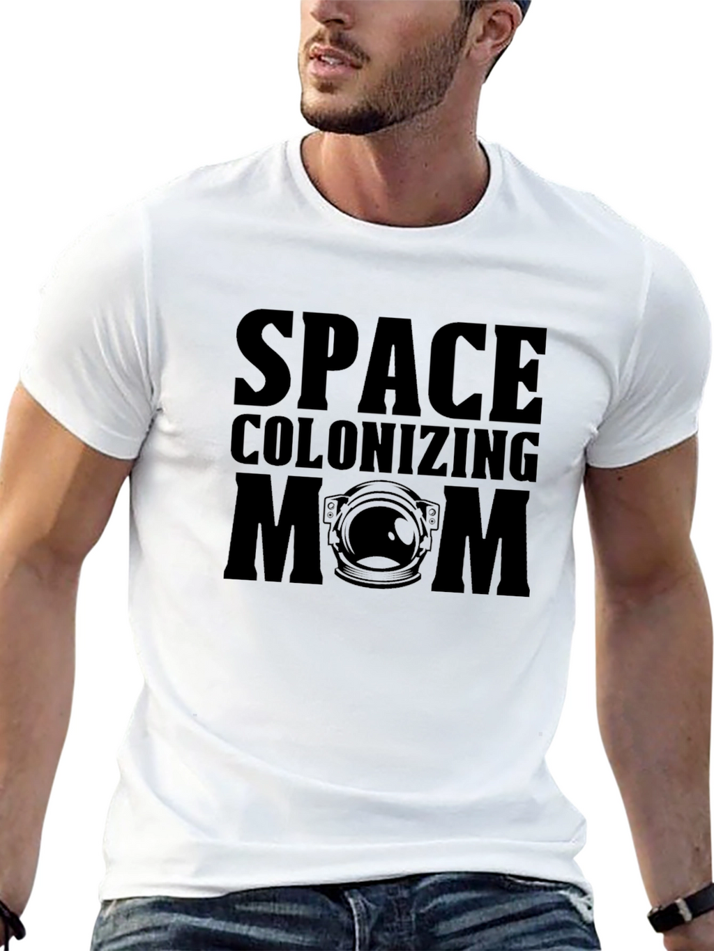 Space Colonizing Mom Graphic T-Shirt