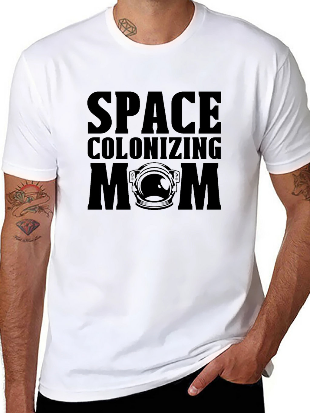 Space Colonizing Mom Graphic T-Shirt