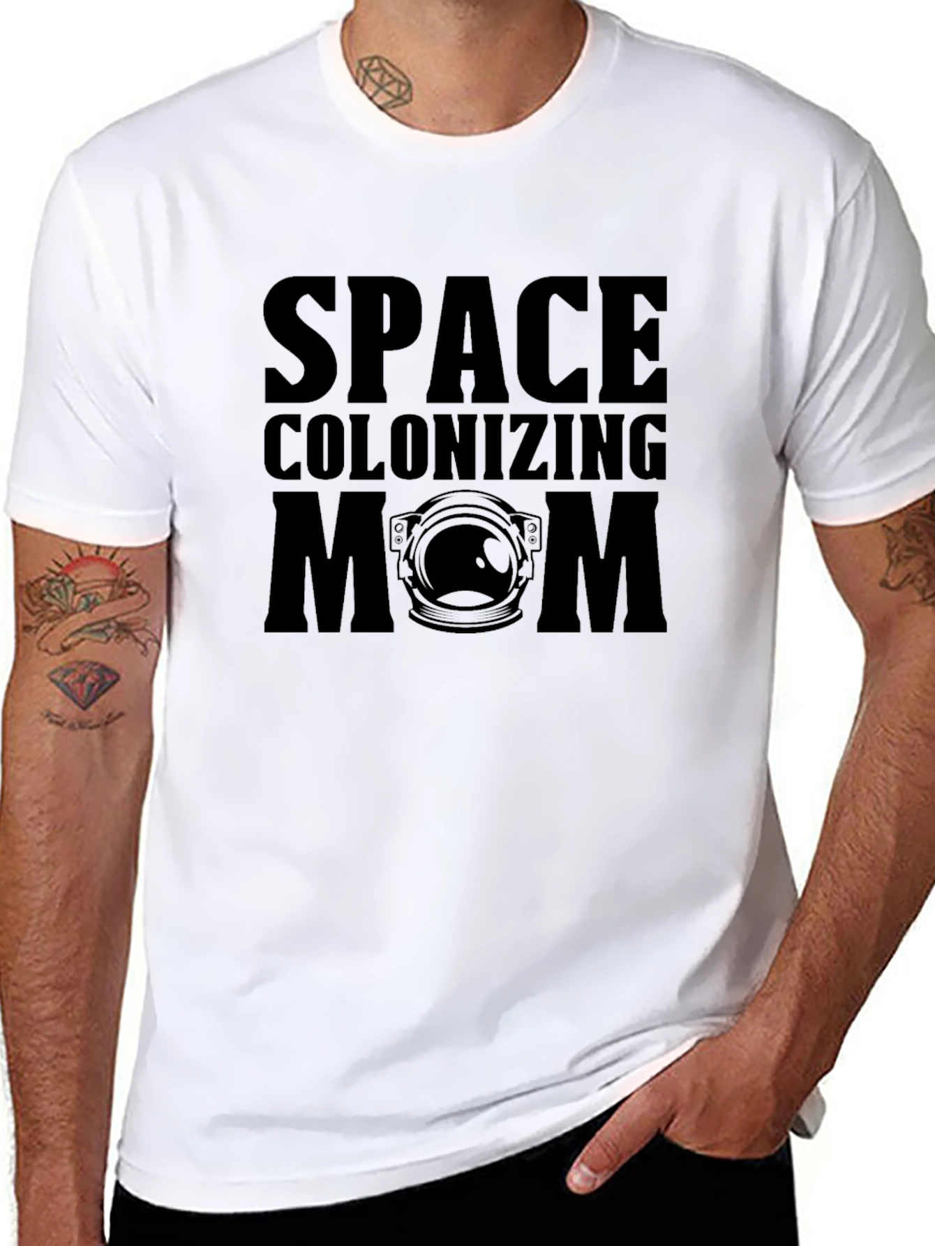 Space Colonizing Mom Graphic T-Shirt