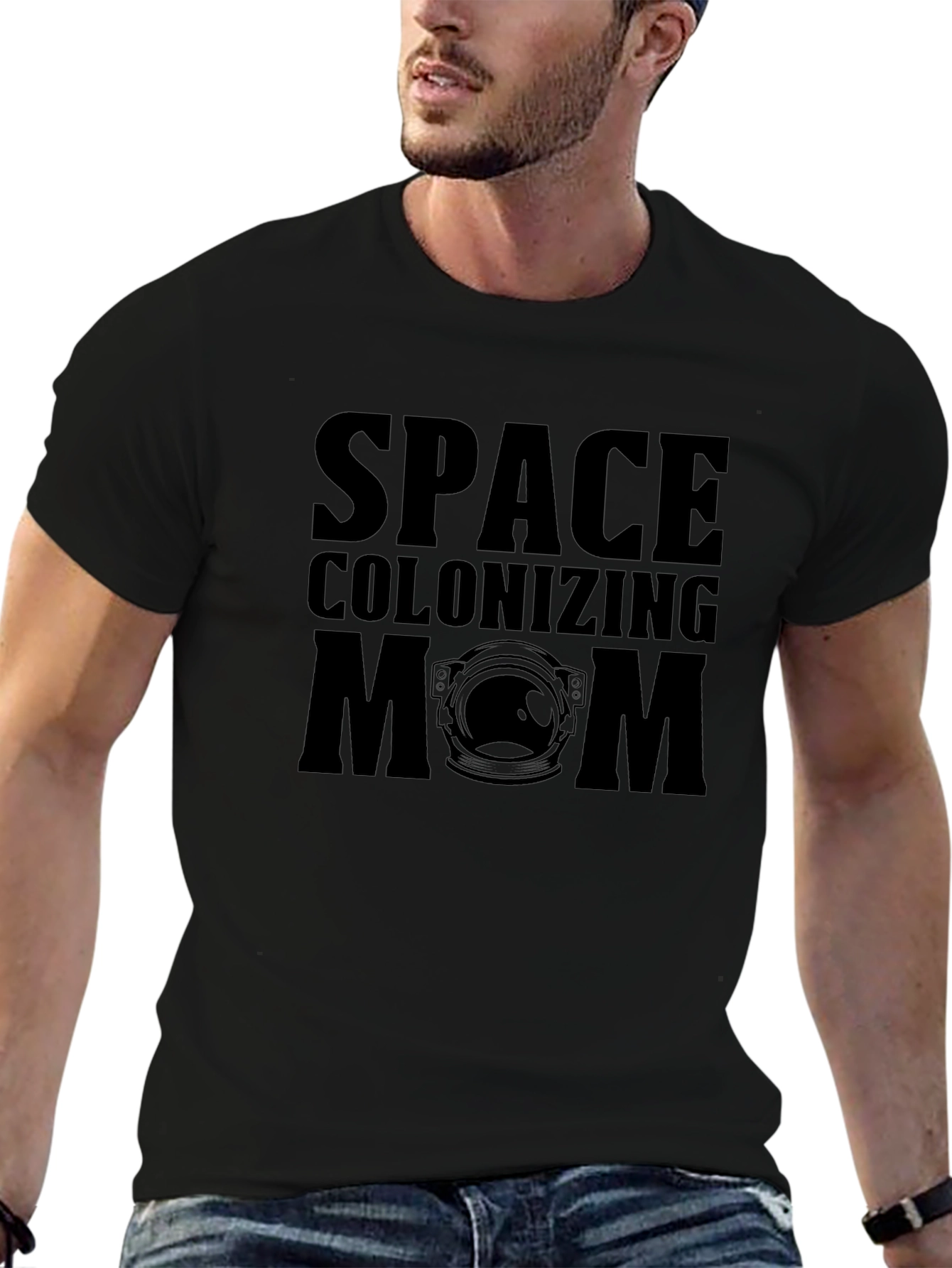 Space Colonizing Mom Graphic T-Shirt