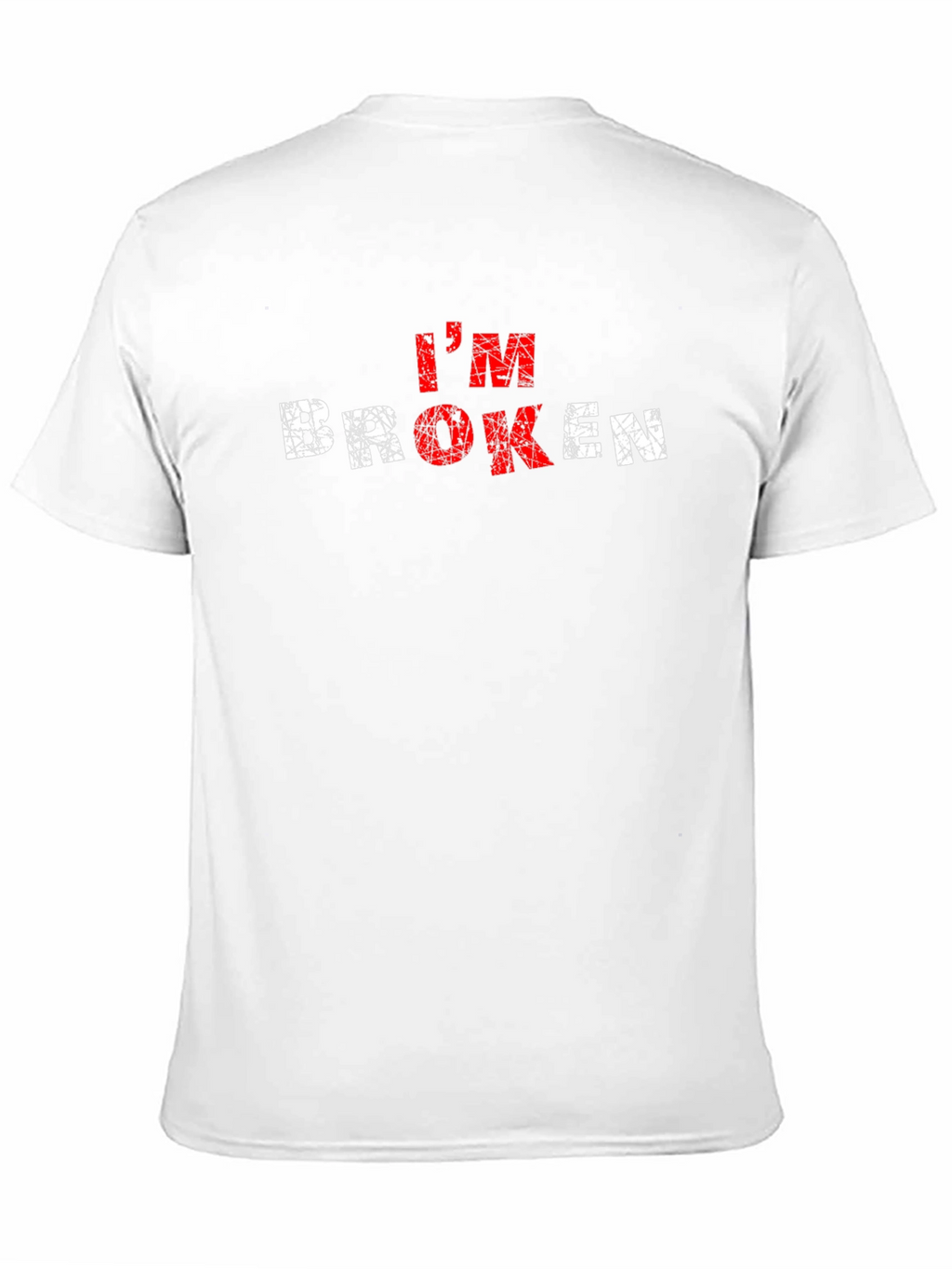 Im Broken Graphic T-Shirt - Grunge Style