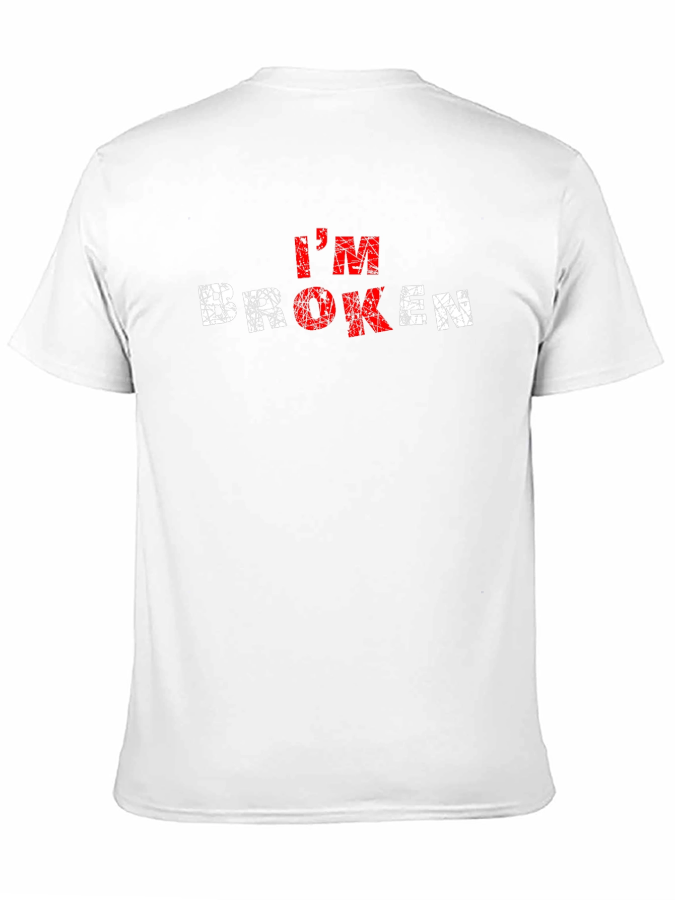 Im Broken Graphic T-Shirt - Grunge Style