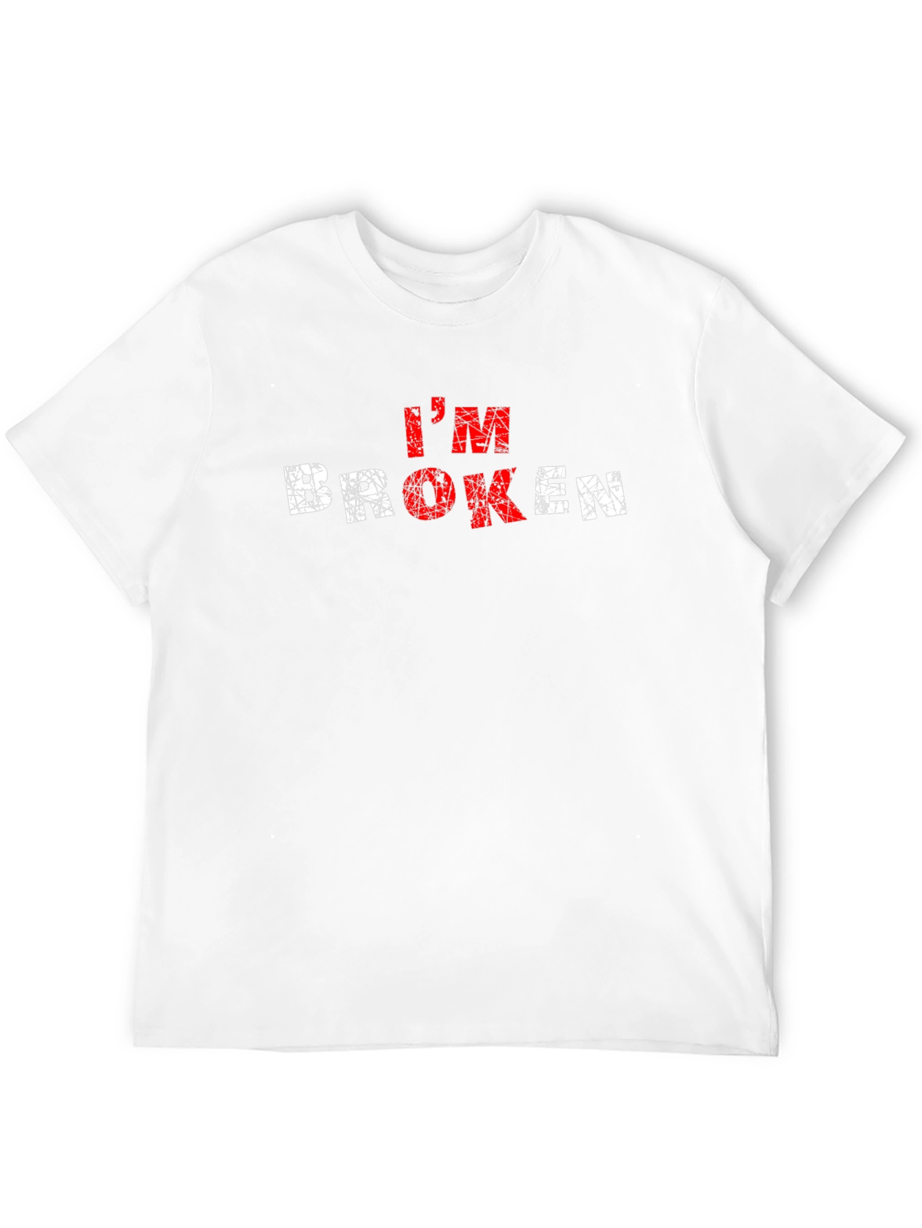 Im Broken Graphic T-Shirt - Grunge Style