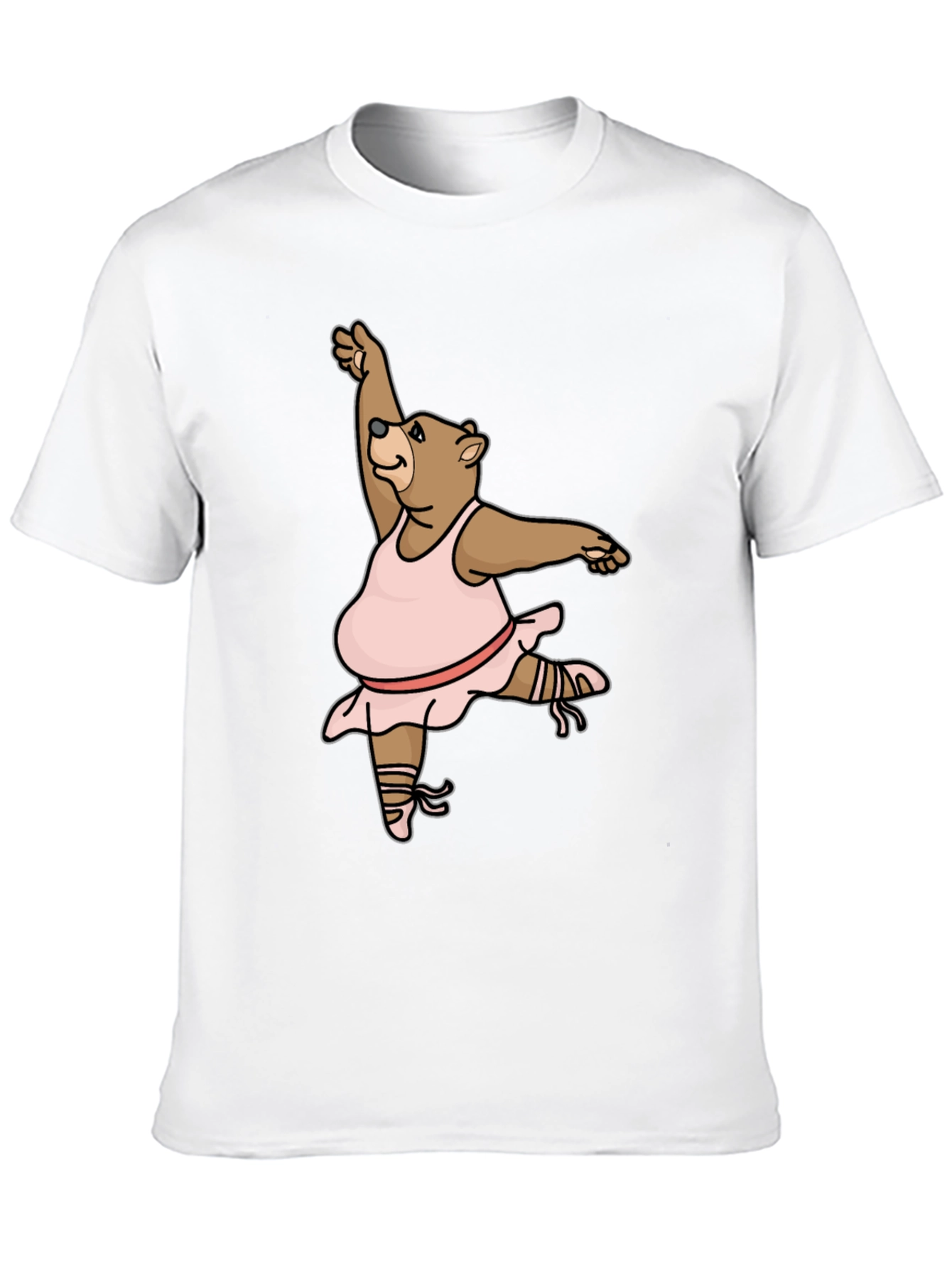 Dancing Bear T-Shirt - Black Cotton Tee