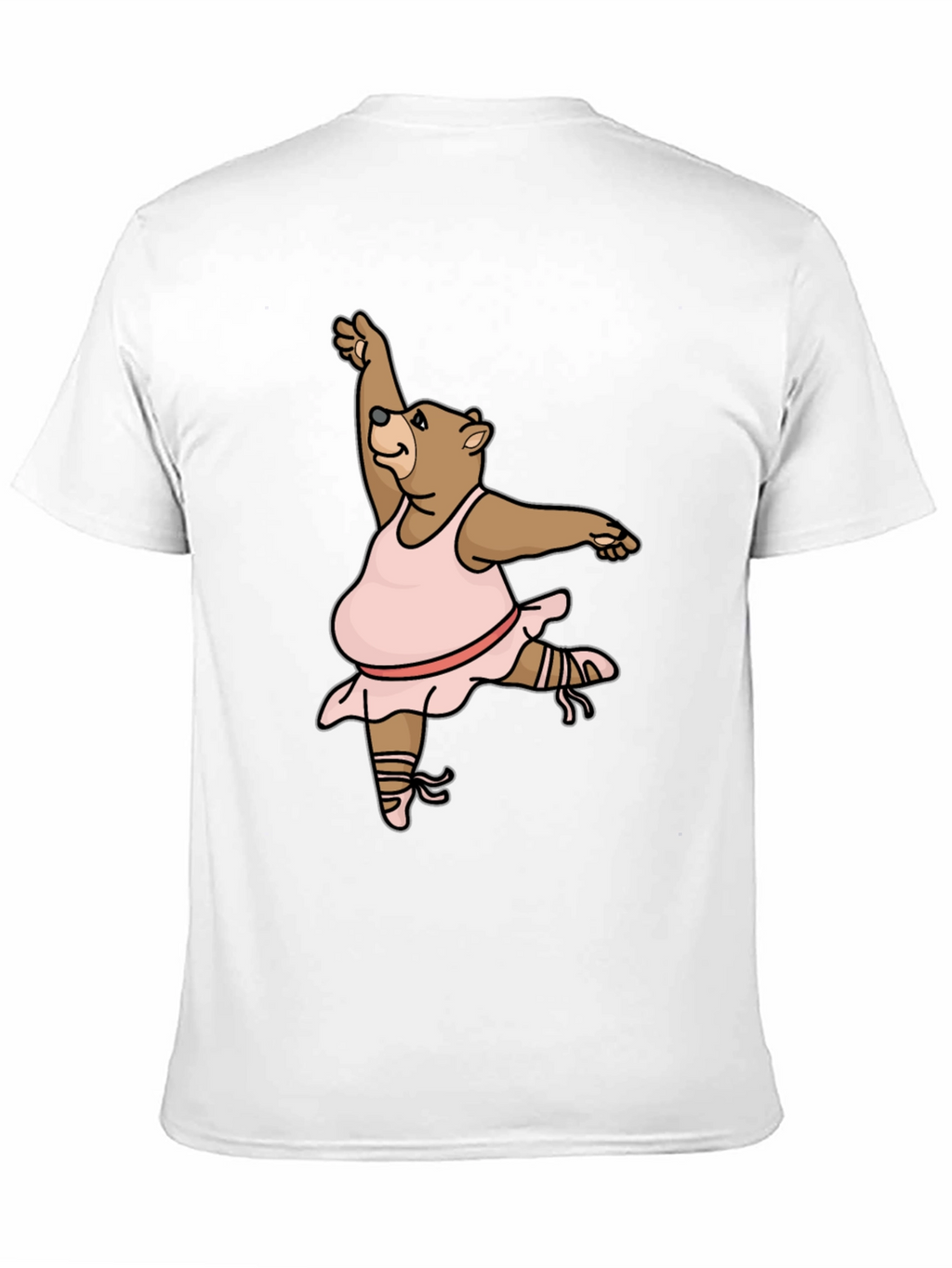 Dancing Bear T-Shirt - Black Cotton Tee