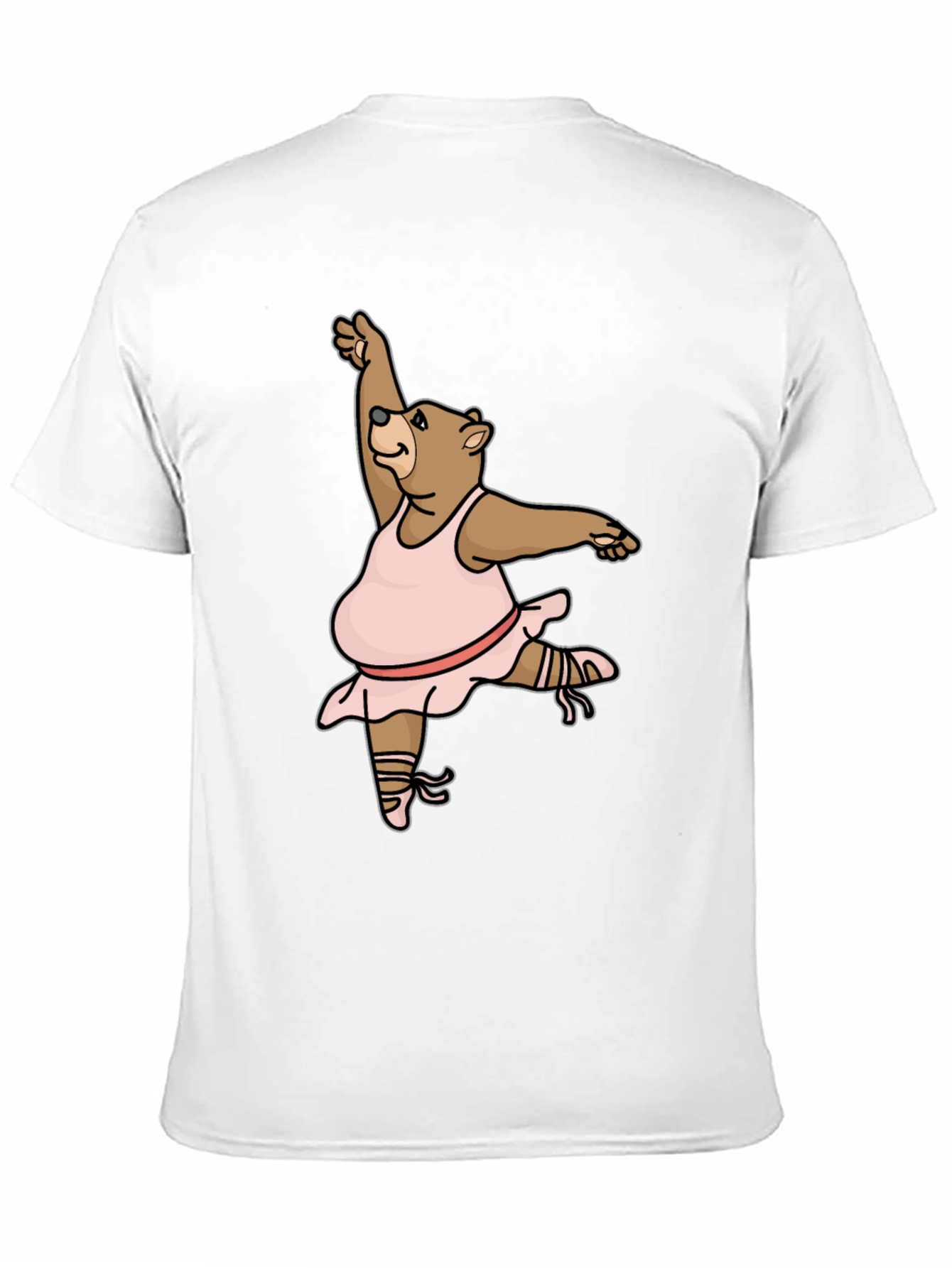 Dancing Bear T-Shirt - Black Cotton Tee