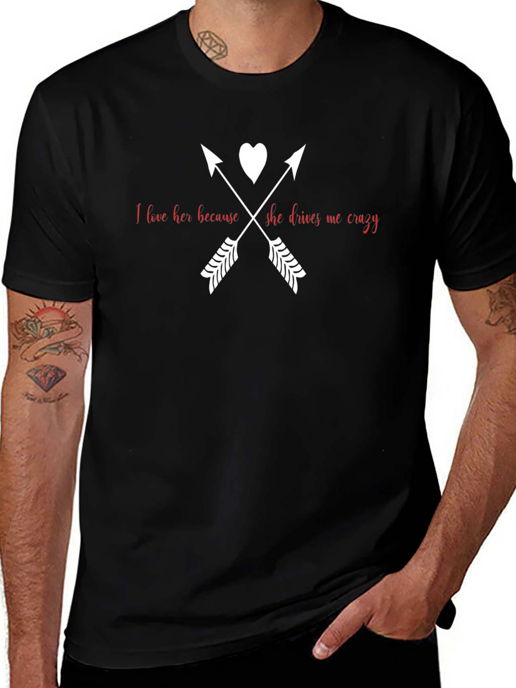 I Love Her Because She Drives Me Crazy T-Shirt