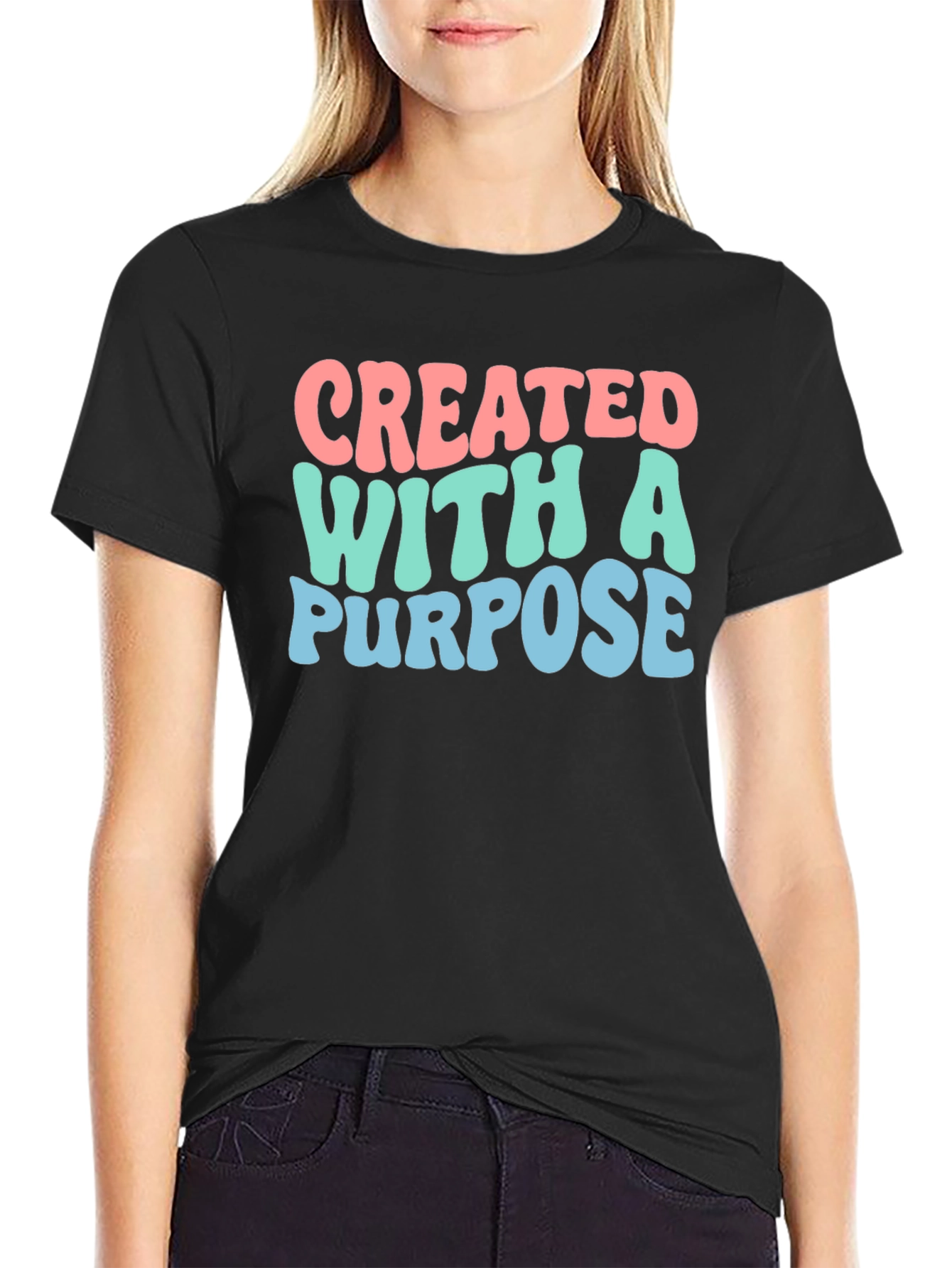 Created With A Purpose Graphic Tee